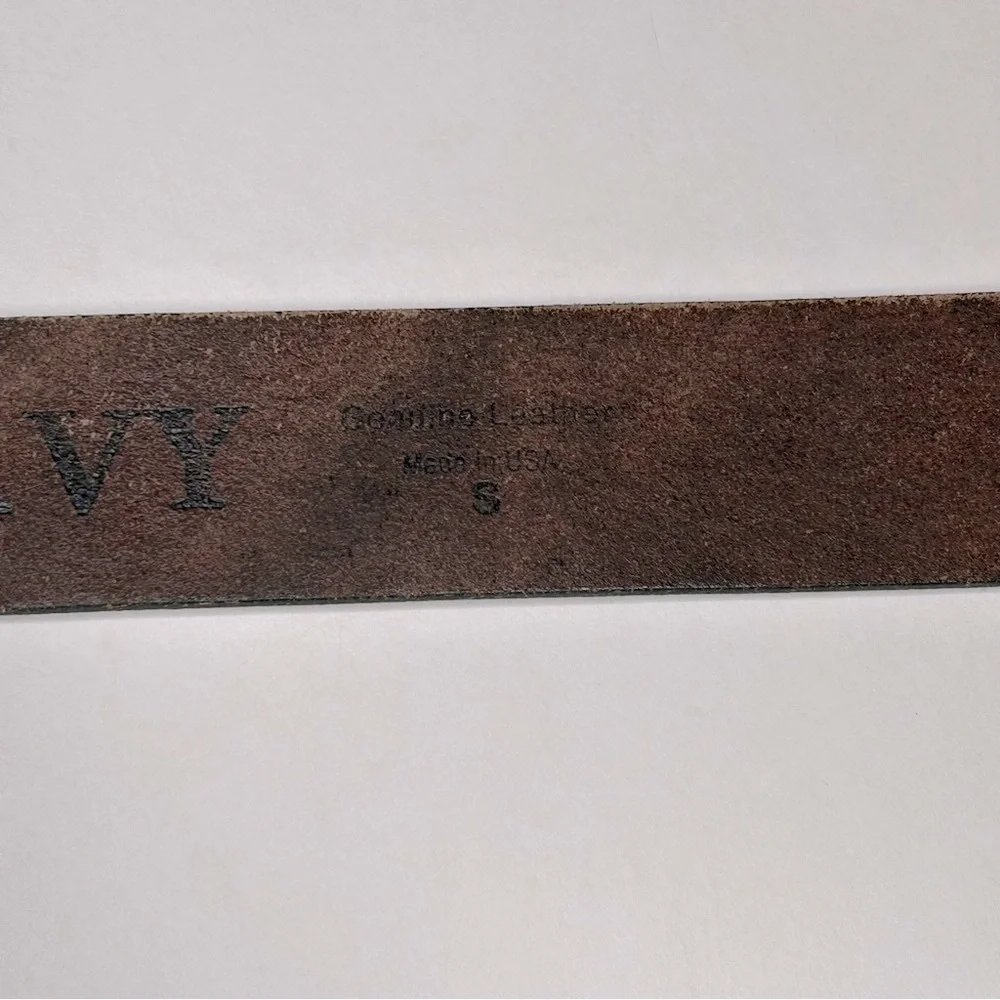 Old Navy Brown Men's SZ S Leather Belt Western Country Timeless Everyday Casual